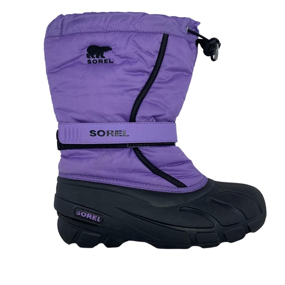 SOREL - Youth Flurry Winter Snow Boots for Kids, Purple, Size 6 - Picture 2 of 9